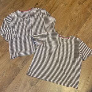 Women’s 3/4 length sleeve cardigan and tee set